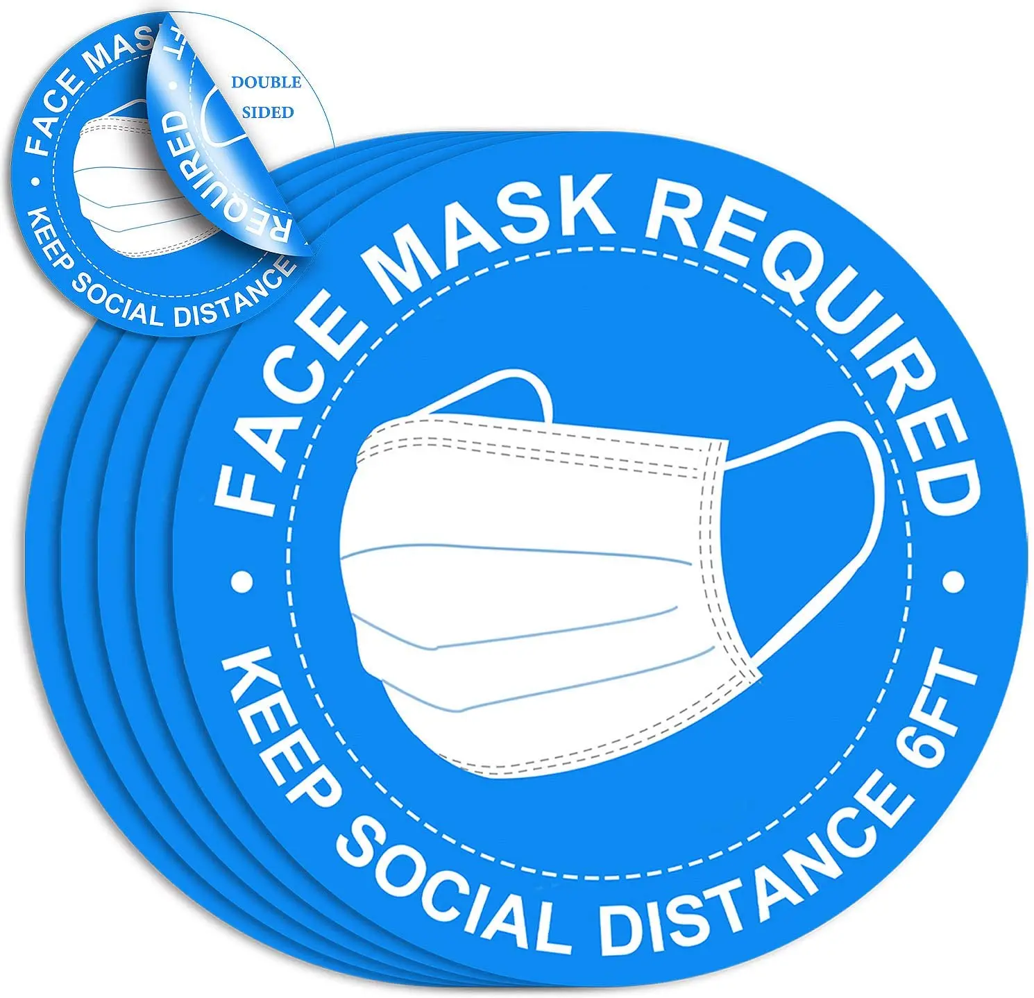 Mask required decals