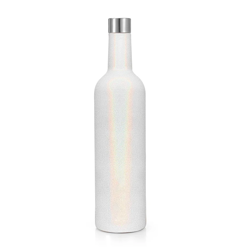 

Everich bot selling Stainless Steel Wine Bottle Custom Design With Metal Lid great for hot and cold, Customized color