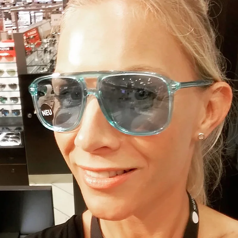 

2021 new double beam large frame sunglasses men's colorful jelly Sunglasses Women fashion toad glasses