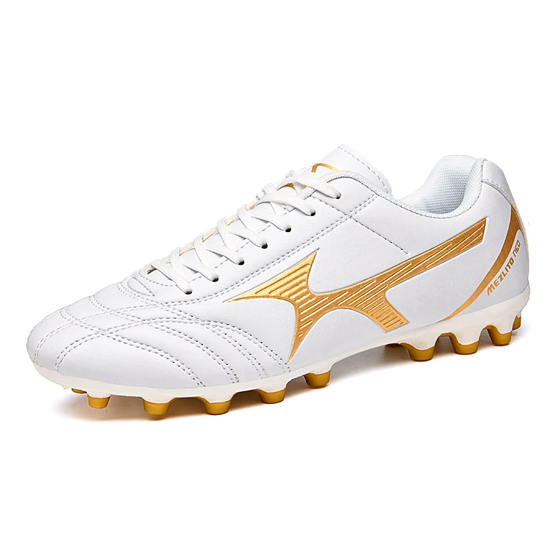 

Japan Most Popular Brand High Quality Professional Breathable Outdoor Men Soccer Football Shoes Boots Cleats Zapatos de Futbol, Black, white, yellow