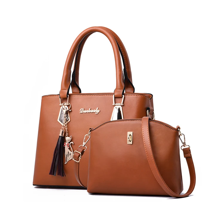 

BA067 Guangzhou factory dark brown blank classic cheap designer handbags, 6 colors