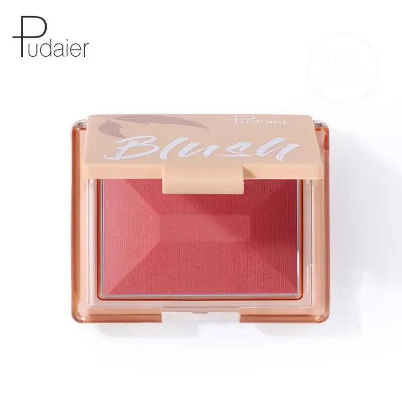 

PUDAIER New Blush Palette Face Makeup Single Blusher Contour Peach Powder Long-lasting Natural Matte Blush Make Up Brighten Skin