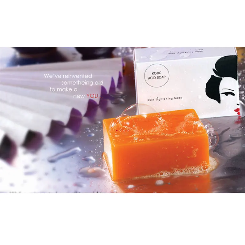 

Hot sale products Butter Skin Bleaching Kojic Acid Spring Soap Whitening kojic acid soap philippines, Orange