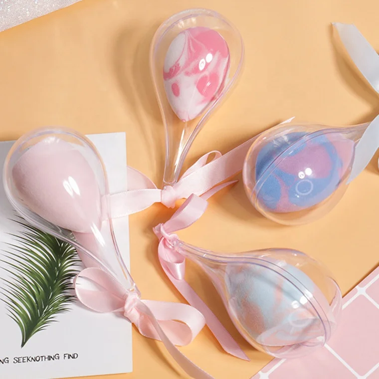 

Water-drop Marbling Blender Beauty Cosmetic Makeup Foundation Sponge Cosmetic Puff, Picture