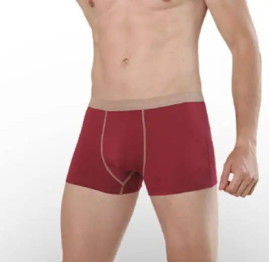 

Wholesale solid mens shorts boxer briefs underwear men boxers 100% cotton