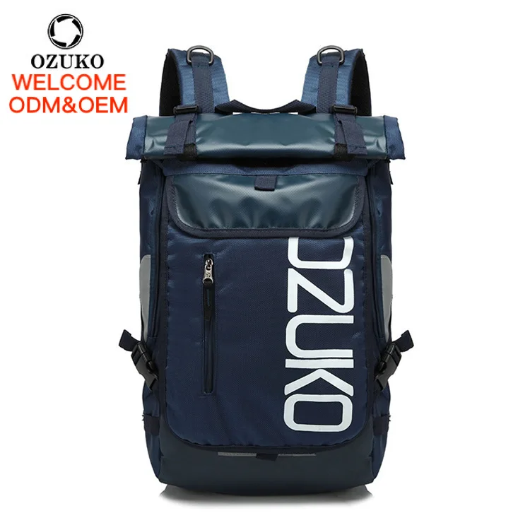 

Ozuko 8020 Laptop Rucksack Backpack Wasserdicht Custom Gym Bag Sports With Custom Print Laptop Branded Bagpack Bag