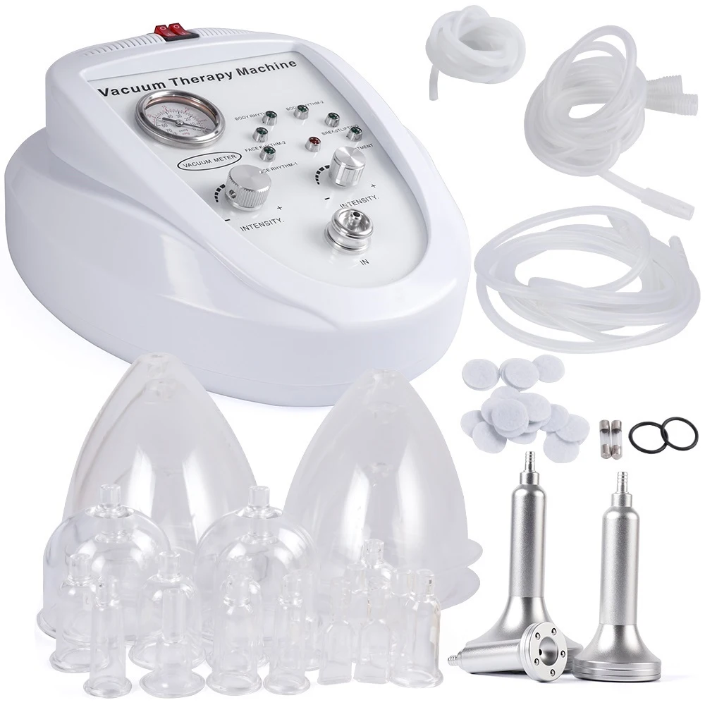 

Vacuum Therapy Machine Massage Body Shaping Lymph Drainage Spa Skin Rejuvenation Machine with 30 Cups and 3 Pumps