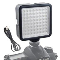 

DC4-16V Portable 6000K Fill Light for Wedding News Interview Universal LED Video Light for DSLR Cameras Camcorder