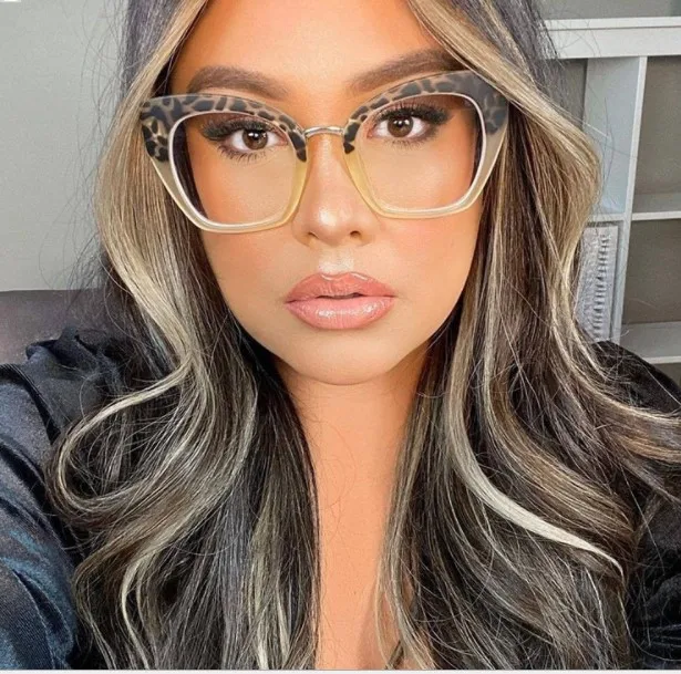 

GGGY395 Newest fashion oversized blue light blocking glasses women 2021 2022