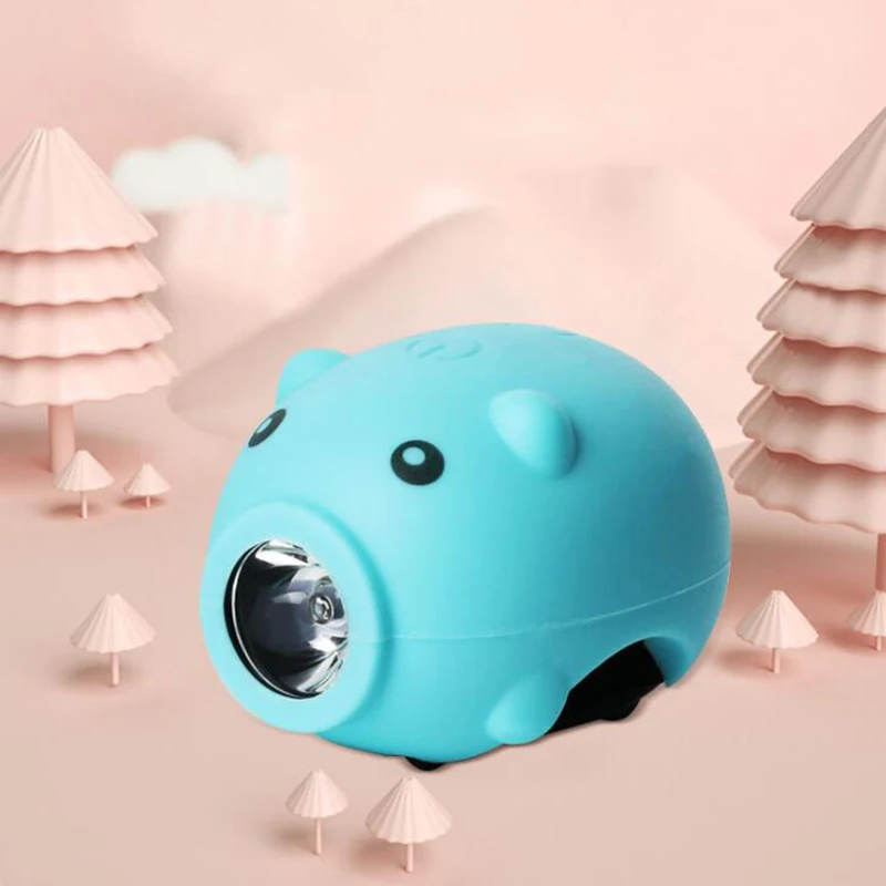 

Funny Cute Cartoon sound long and loud bell Children's gift Bicycle animal piggy children kids bike horn, Black, pink, light blue, light green