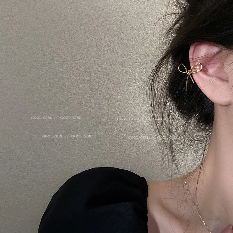 

fashion trendy wholesale bowknot earrings cuffs 2020