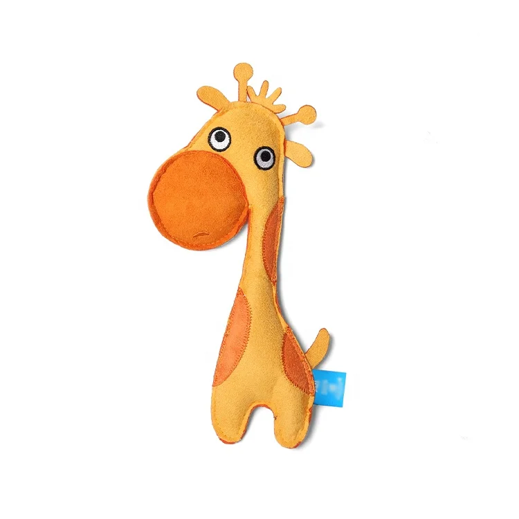 

Soft Suede Fabric Toy Dog Tooth Chewing Squeaky Toy Giraffe Plush Toy For Big Dog, Hippo/lion/crocodile/tiger/zebra/gorilla/elephant/giraffe