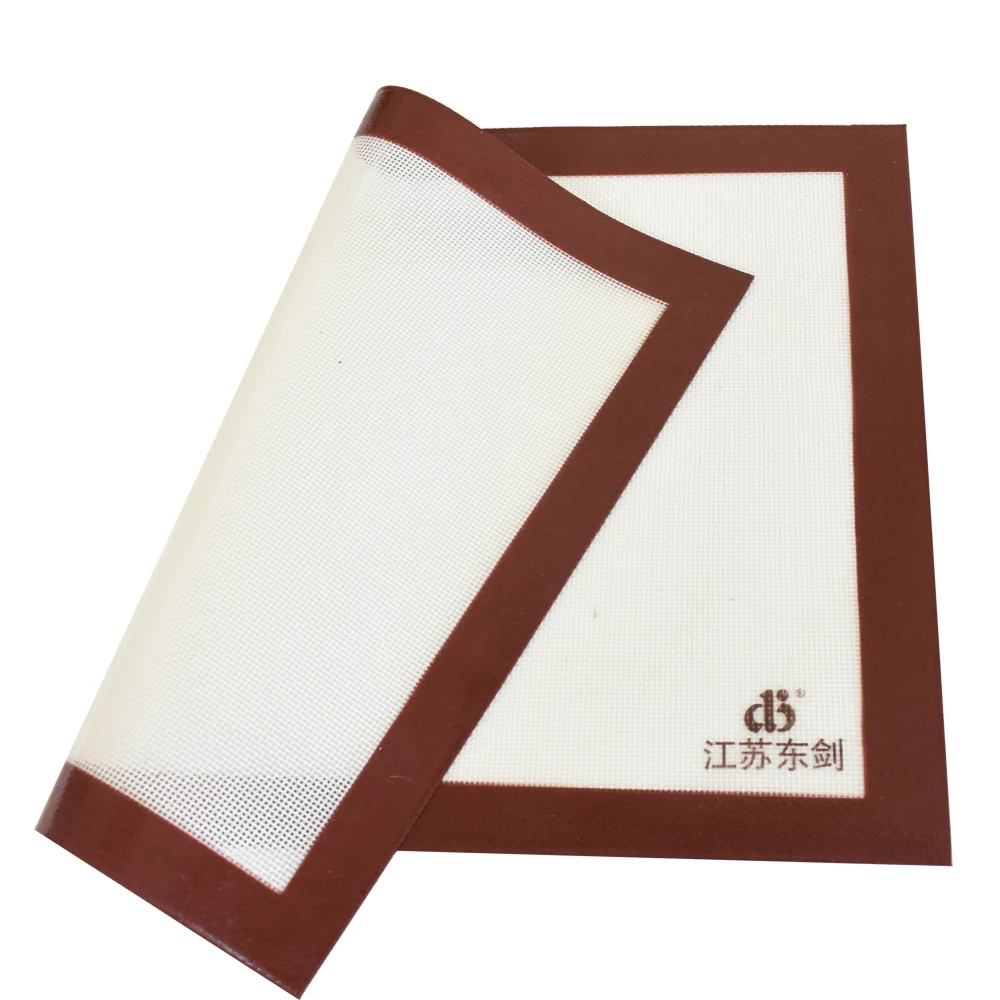 

wholesale custom fiberglass non-stick food safe baking mat, Border color can be customzed