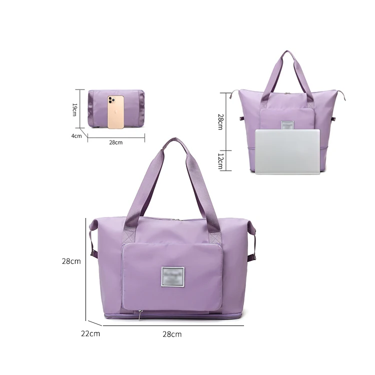 

large capacity folding travel bag for women travel weekend, Customized color
