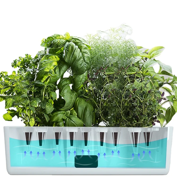 

New Smart Indoor Hydroponics Herb Garden Plant Growing Kit Smart Garden For 9 Pcs Plants