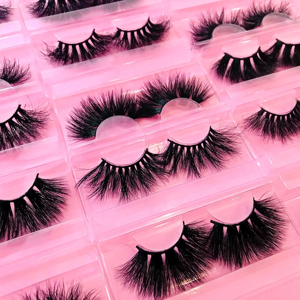 

mink lash vendor custom lashbox packaging and 28mm mink lashes magnetic mink eyelashes, Black