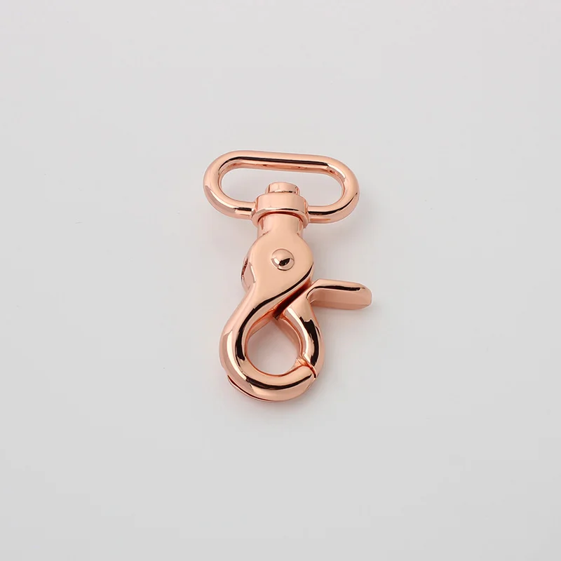 

Nolvo World 6 colors 13-20-25-30-38 mm rose gold swivel snap hook carabiner lanyard metal snap hook lobster clasp