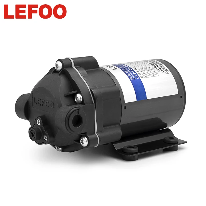 LEFOO 24V DC 50GPD Diaphragm Booster Pump 36L/h Water Filter Small Electric Water Pump for Reverse Osmosis System