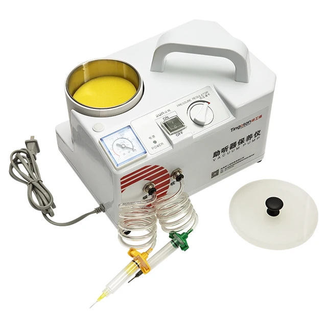 Deafness Drying And Cleaning Machine Hearing Aids Vacuum Pump For