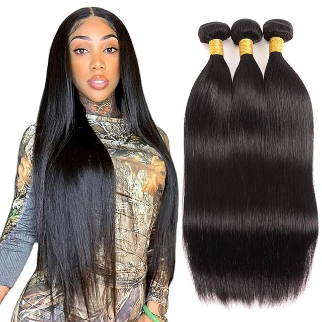 

Super silky Brazilian cuticle aligned virgin human hair weft, 100 remy Brazilian 40 inch human hair extensions