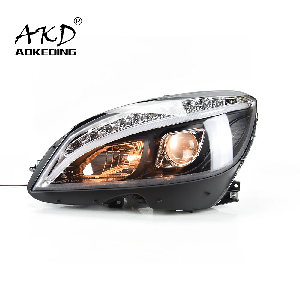 

Car Lights For W204 2007-2010 LED Dynamic Headlight DRL Fog Lamp Turn Signal Low Beam High Beam Projector Lens Accessories