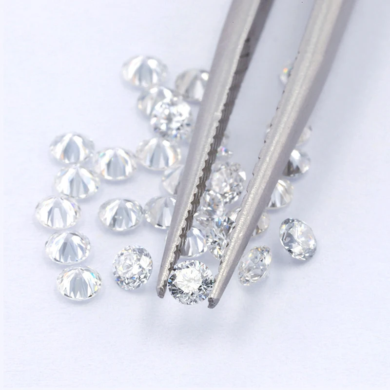 

Factory Super Quality Def VVS VS 1.3-2.7mm melee size Synthetic Diamond Hthp Cvd Lab Grown Loose Diamond Polished Diamond