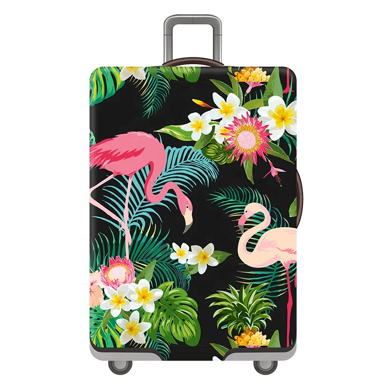 

Custom Colorful Printed Luggage Cover Spandex Bag 20 Inch Travel Suitcase Cover Fabric Other Decoration Accessory