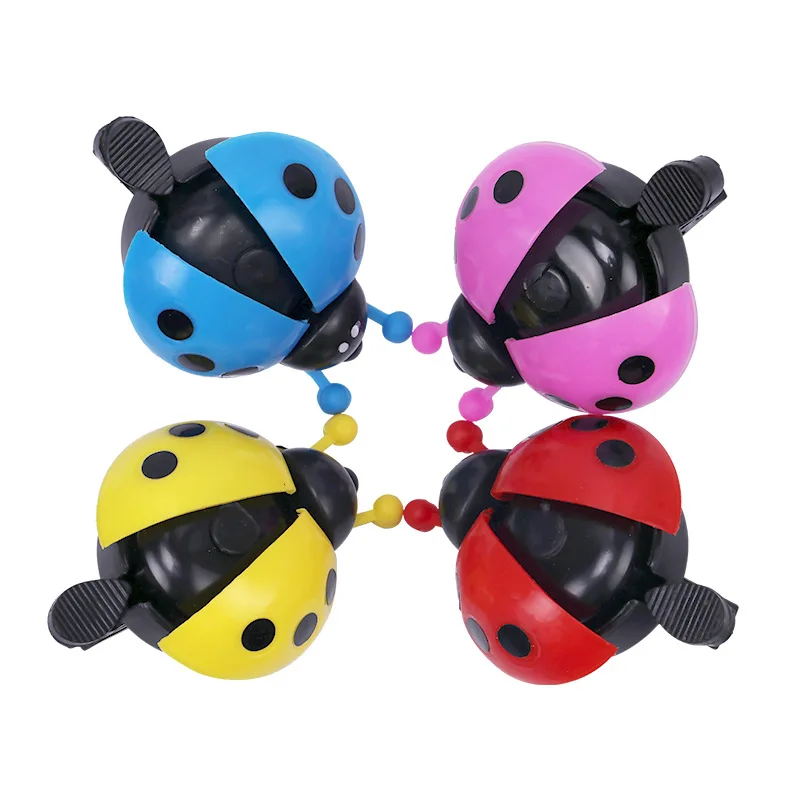 

JETSHARK Bicycle bells Cute Beetle car bell ladybug cartoon horn Loud and crisp Bicycle bell