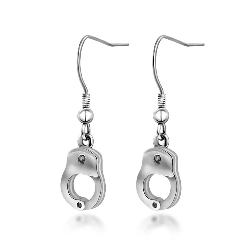 

Wholesale And Retail Stainless Steel Antique Silver Womens Hip Hop Punk Gift Party Earrings Jewelry