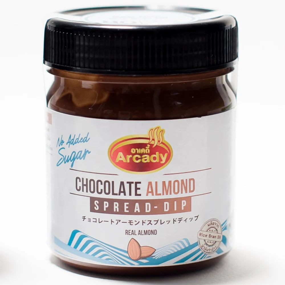 
Best Quality Best Price Made from Thailand Jam Chocolate Almond Spread Halal and BRC Certified 