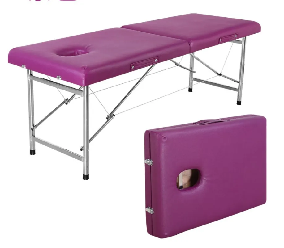 

Hot sale Portable collapsible tattoo beauty massage bed Adjustable SPA Facial Bed MassageTable