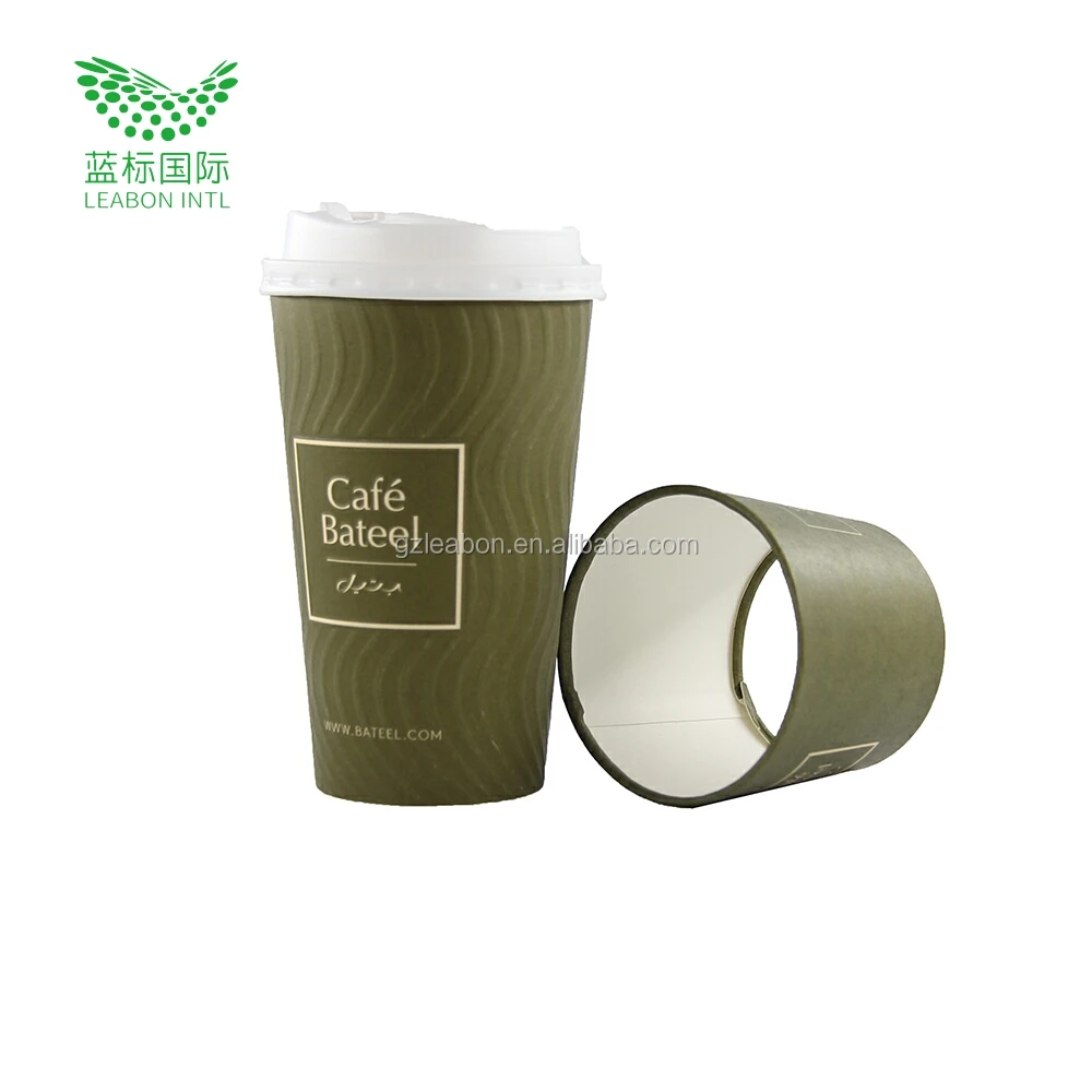 High Quality 12oz/16oz/22oz Disposable Double Wall Hot Drink Coffee