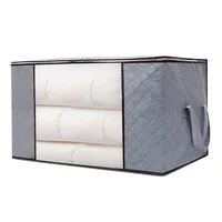 

Storage Bags Clothes Organizer Containers With Strengthen Handle, Under-Bed Storage Bags For Comforters, Blankets, Bedding