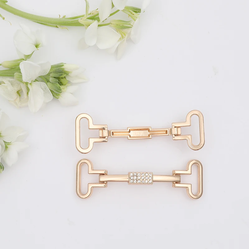 

Jsh 305525 Ornamental Hardware Accessories Buckles Zinc Alloy Shoe Buckle Diy Shoe Chain Decorations Bling Shoes Charms Chain De