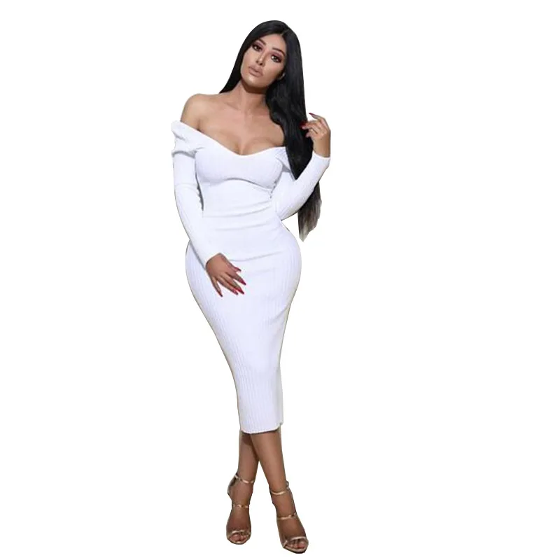 

Fashion Regular sweater dress Women OL style Casual Dresses Tight  women clothing sets