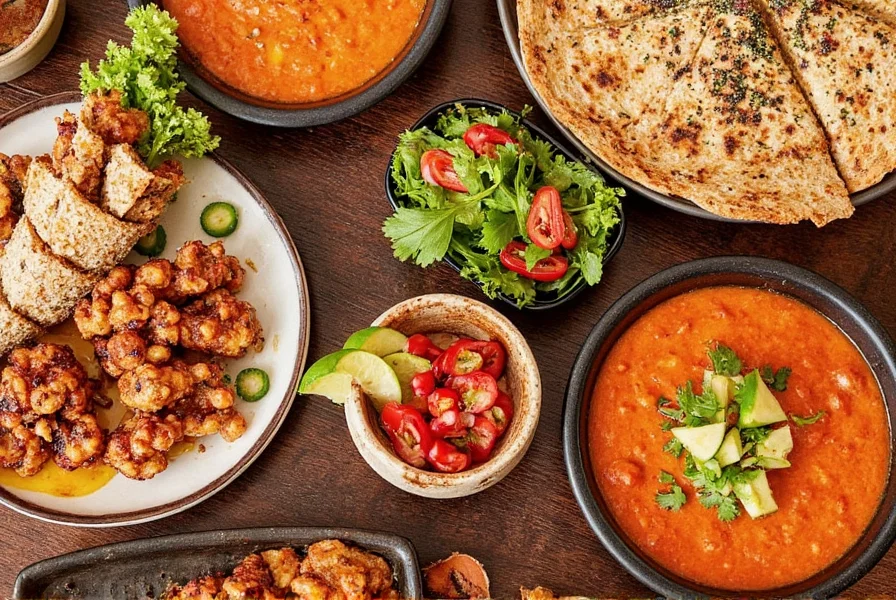 Assorted Brazilian dishes including feijoada, moqueca, and coxinhas