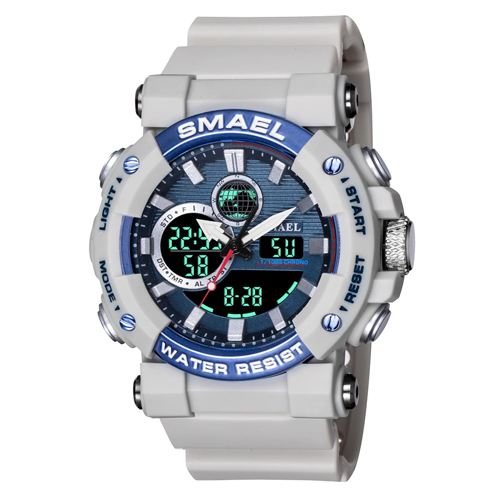 

Promotional Cheapest Wholesale SMAEL 8048 Best Classic Fashion Sports relogio Digital Watches For Men Colorful digital watch, 8 colors