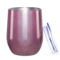 

Seaygift custom logo drinking water tumbler cups stainless steel insulated vacuum double wall glitter wine tumbler