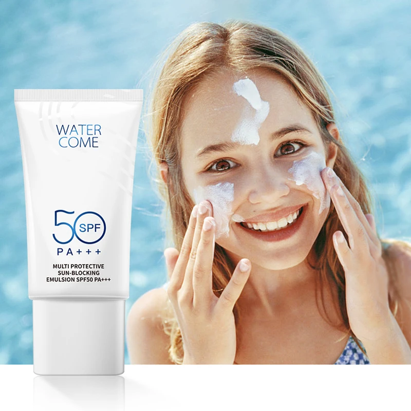 

Long Lasting SPF50 Sun Block Whitening Moisturizing Oil Control Anti UV Cream Sunscreen Lotion