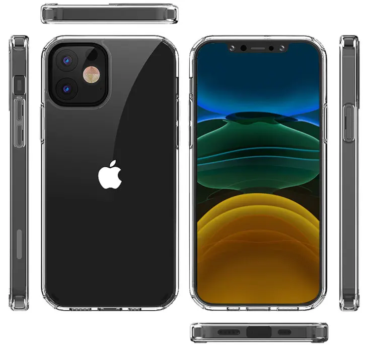 

New product ideas 2021 Hybrid TPU Acrylic Clear Phone Case for iphone 13 pro max hard transparent case for iphone 13