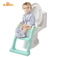 

NEW design potty training seat with Anti-Slip Pads Ladder portable kids toilet seat baby potty chair with Adjustable Ladder