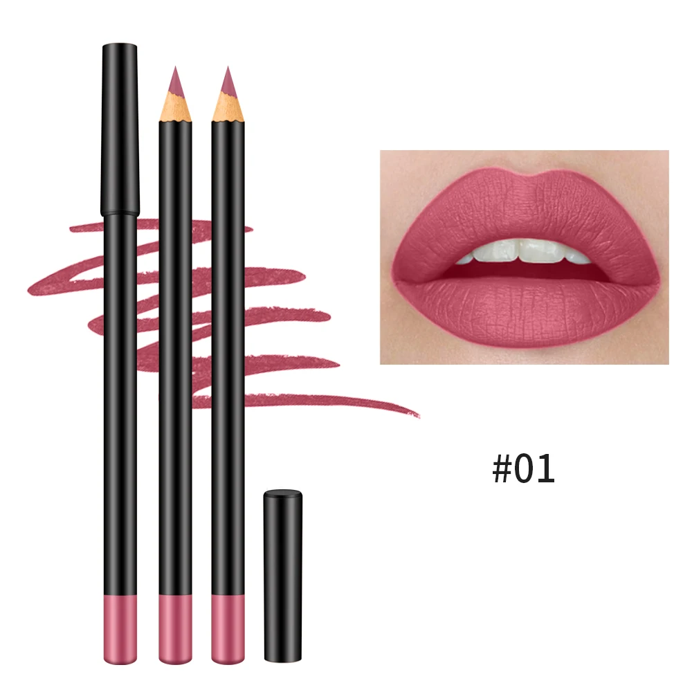 

Wholesale Private Label Lipliner Pencil Vender Waterproof Custom Logo Lipstick Lip Liner