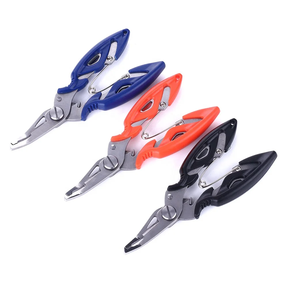 

Fishing Plier Scissor Braid Line Lure Cutter Hook Remover Tackle Tool Cutting Fish Use Tongs Scissors Fishing Pliers 3 Colors, 3 colors as picture