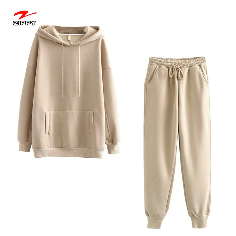 

Custom clothing manufacturers loose hoodies sweatshirts pullovers blank lounge set women for women with pocket, Customized color