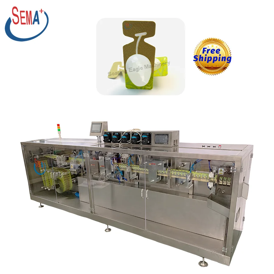 

10ml 14ml olive oil packing machine plastic ampoule forming filling sealing liquid vial packaging machine