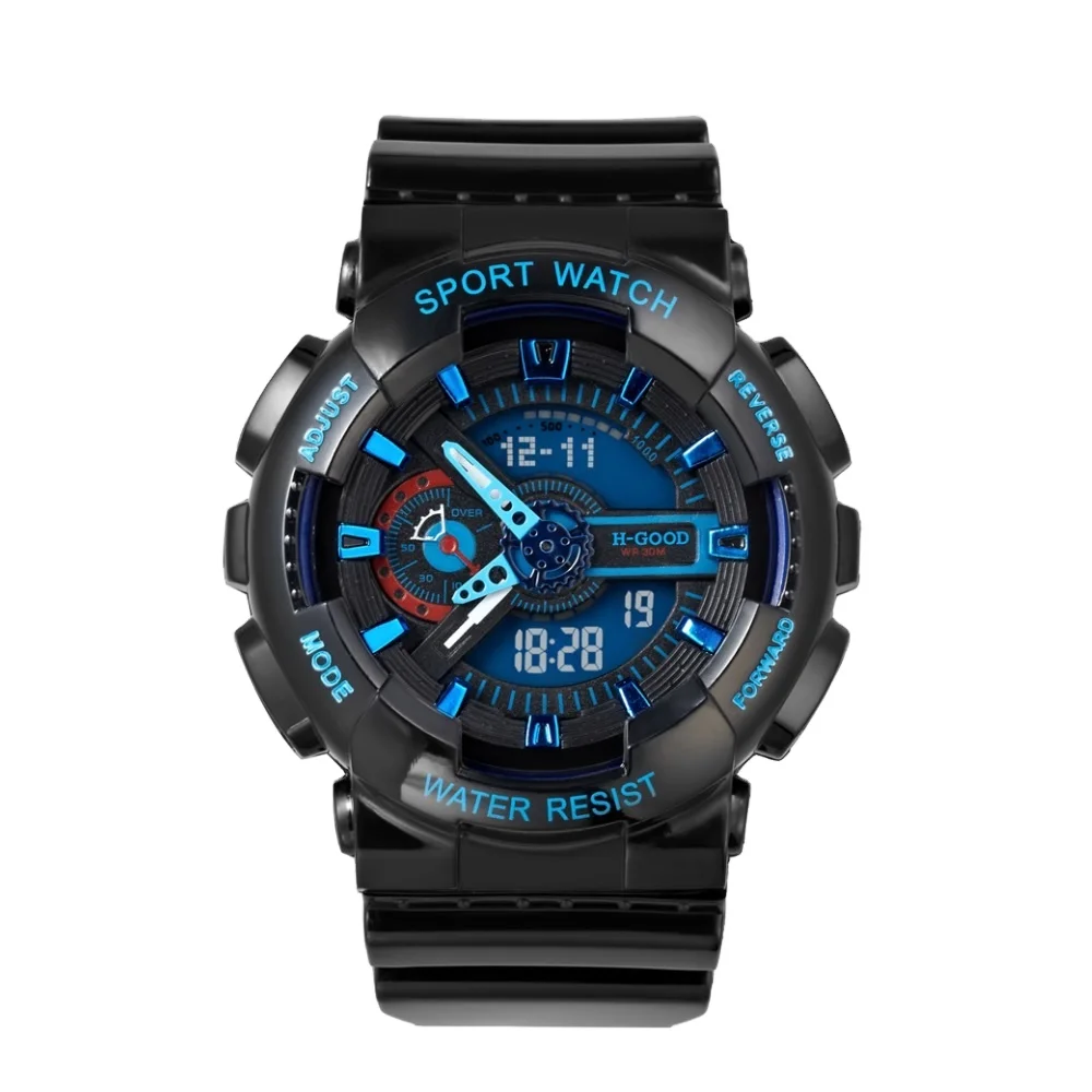 

Hot Sale fashion men wrist watch fancy electronic watch, 7 colors