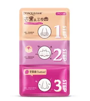 

skin care treatment blackhead removing peel off nose pore strips with pore cleaner
