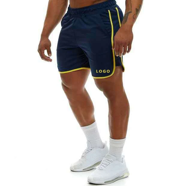 

Custom Plus Size Bodybuilding Men's Short Breathable Quick Dry Shorts Running Beach Training GYM Fitness Sets Shorts For Men