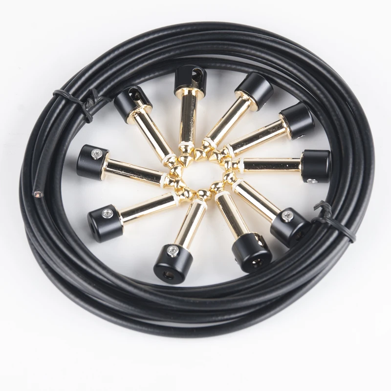 6.35mm Noiseless Custom Length Patch Cable Solderless Pedal Board Ts