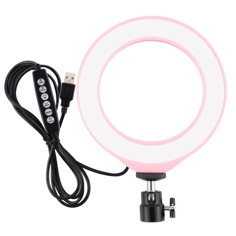 

Dropshipping PULUZ 6.2 inch 16cm USB 10 Modes 8 Colors RGBW Dimmable fill LED Ring Photography Video Lights